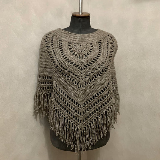 Deidra Crochet Poncho Pattern