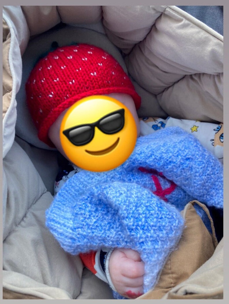 Strawberry Baby Hat Knitting Pattern