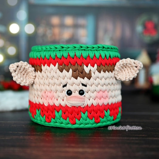 Elf basket crochet PATTERN