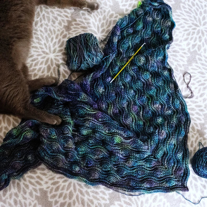 Escape Shawl Crochet Pattern PDF
