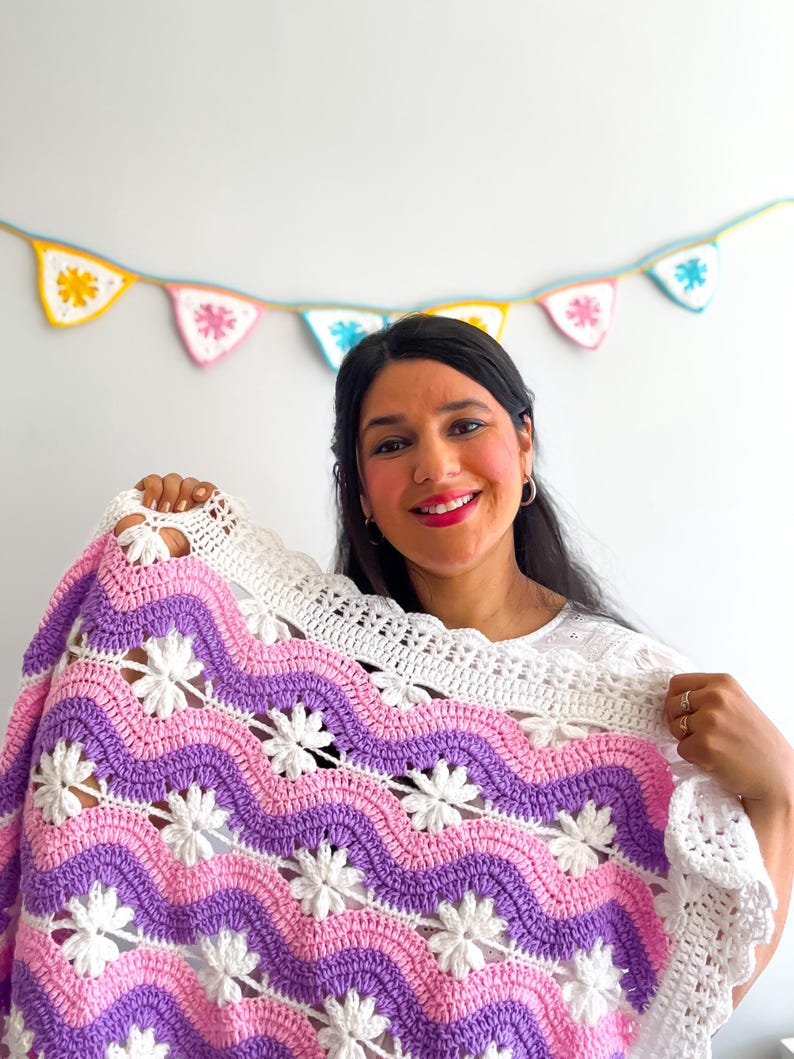 Modern Crochet Baby Blanket Pattern