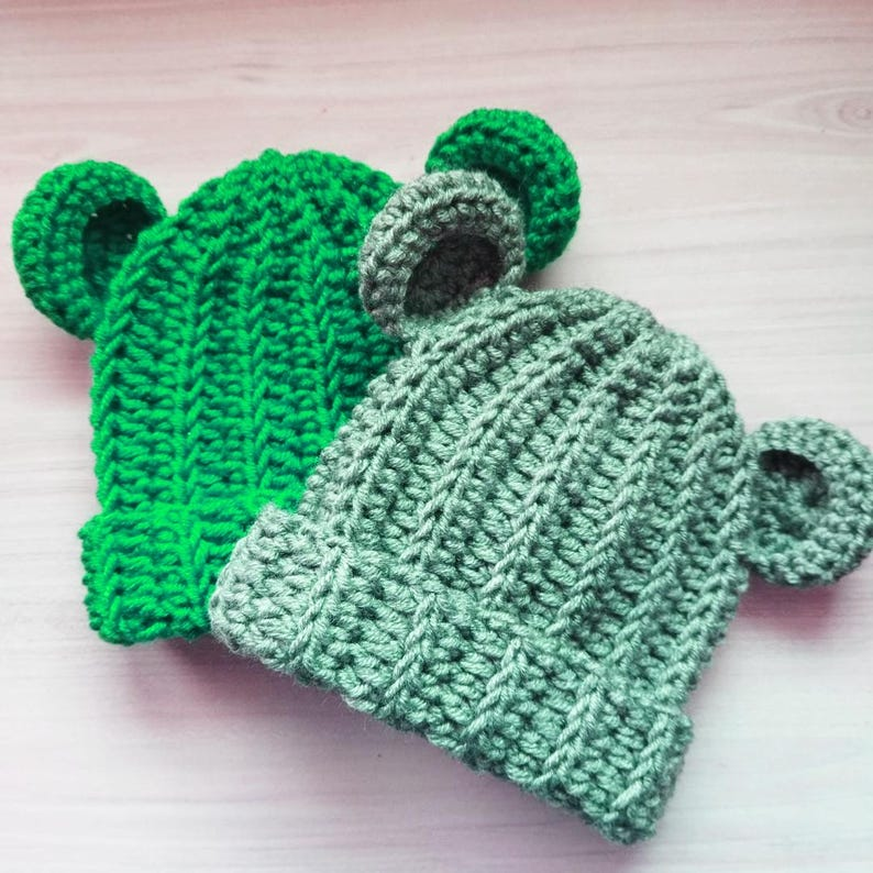 Bear Beanie Crochet Pattern