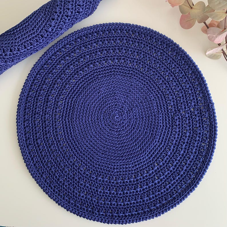 CROCHET PATTERN, Placemat Crochet Pattern