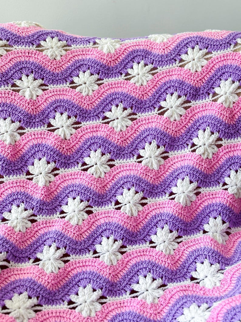 Modern Crochet Baby Blanket Pattern