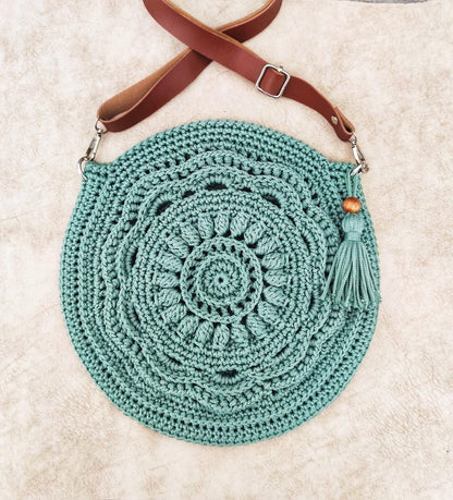 Round crochet bag pattern