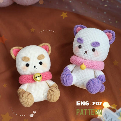 Puppy cat- Amigurumi Crochet Pattern