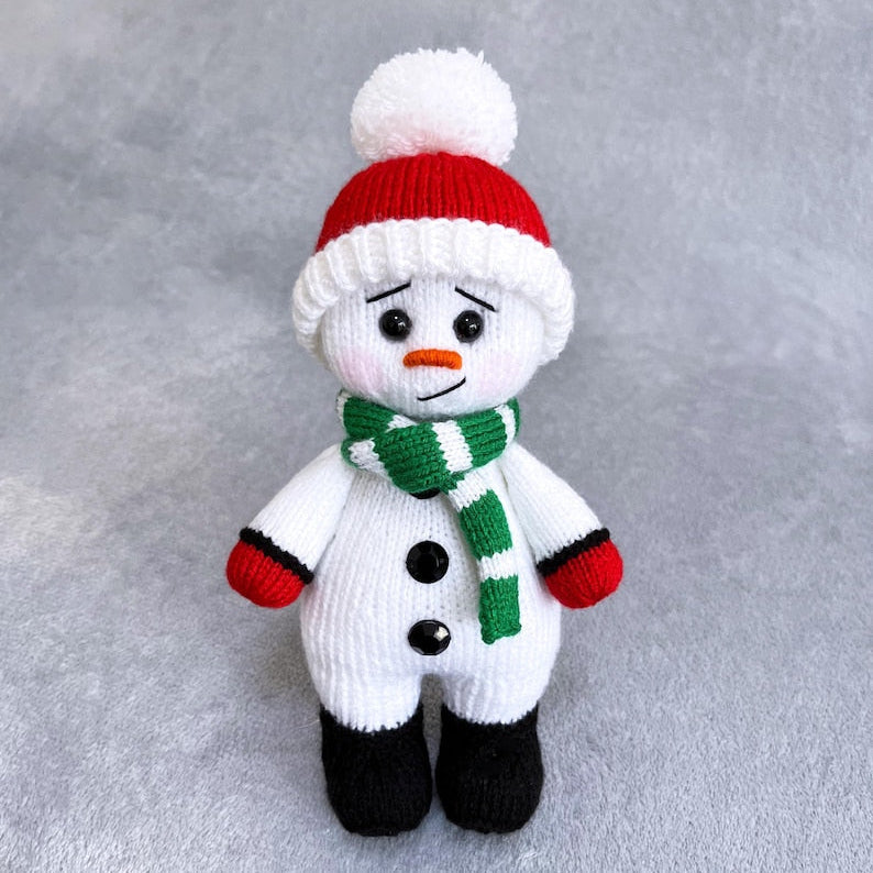 Snowman knitting pattern
