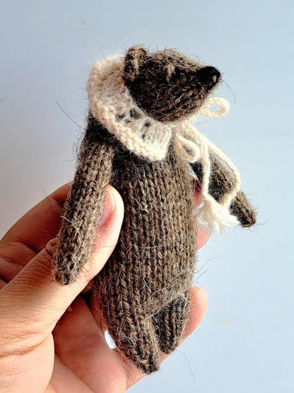Mini Teddy Bear Knitting Pattern