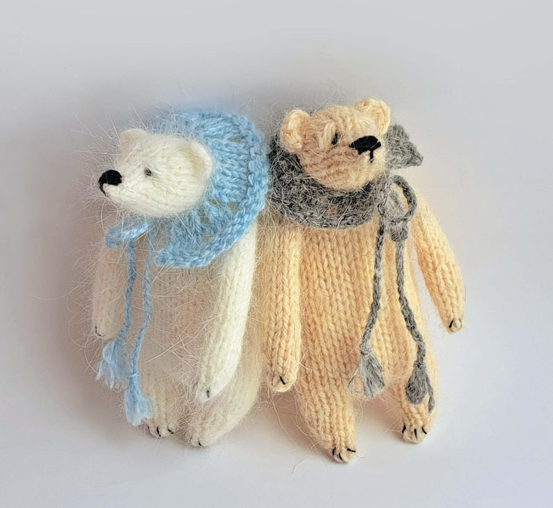 Mini Teddy Bear Knitting Pattern