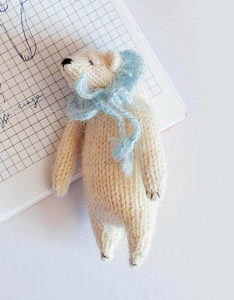 Mini Teddy Bear Knitting Pattern