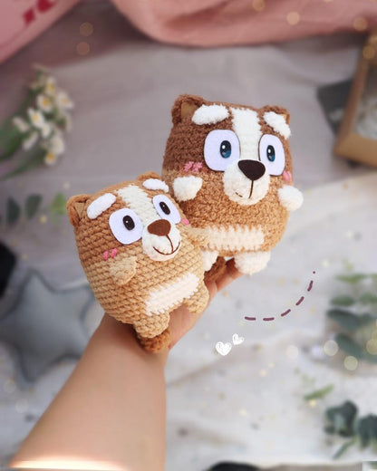 Bluey and Bingo- Amigurumi Crochet Pattern