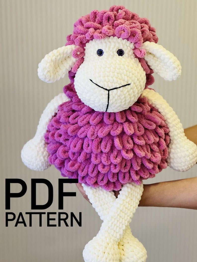 Crochet amigurumi sheep pattern