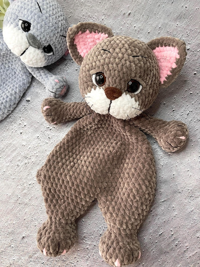 Crochet Cat Lovey Pattern