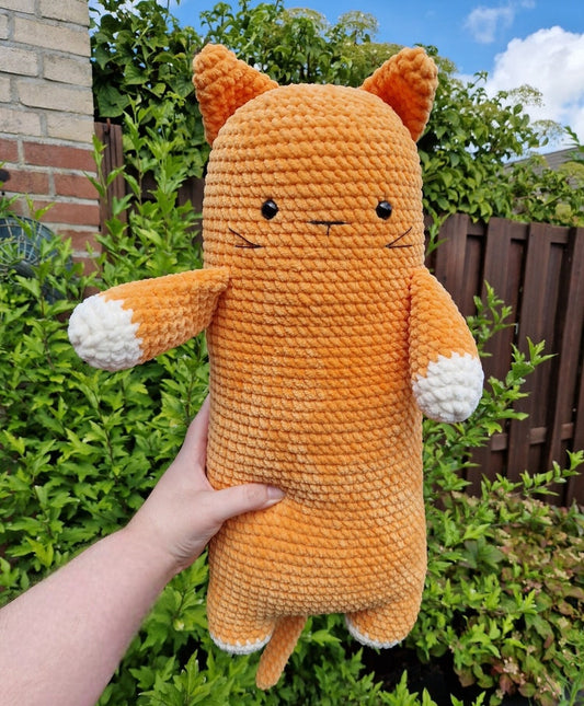 Big long cat crochet pattern