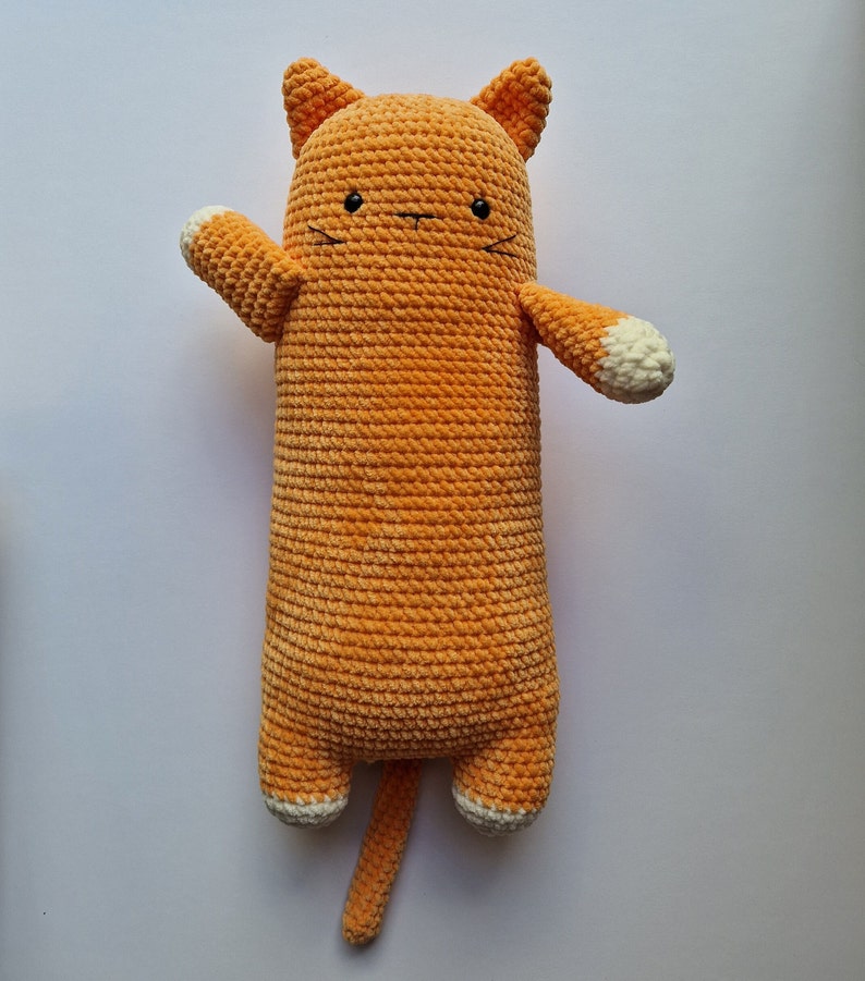 Big long cat crochet pattern