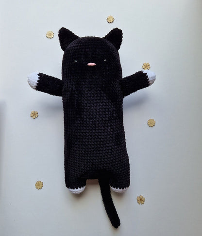 Big long cat crochet pattern
