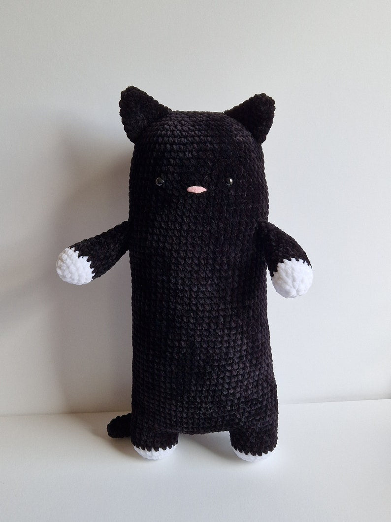 Big long cat crochet pattern