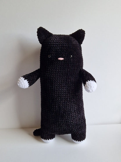 Big long cat crochet pattern