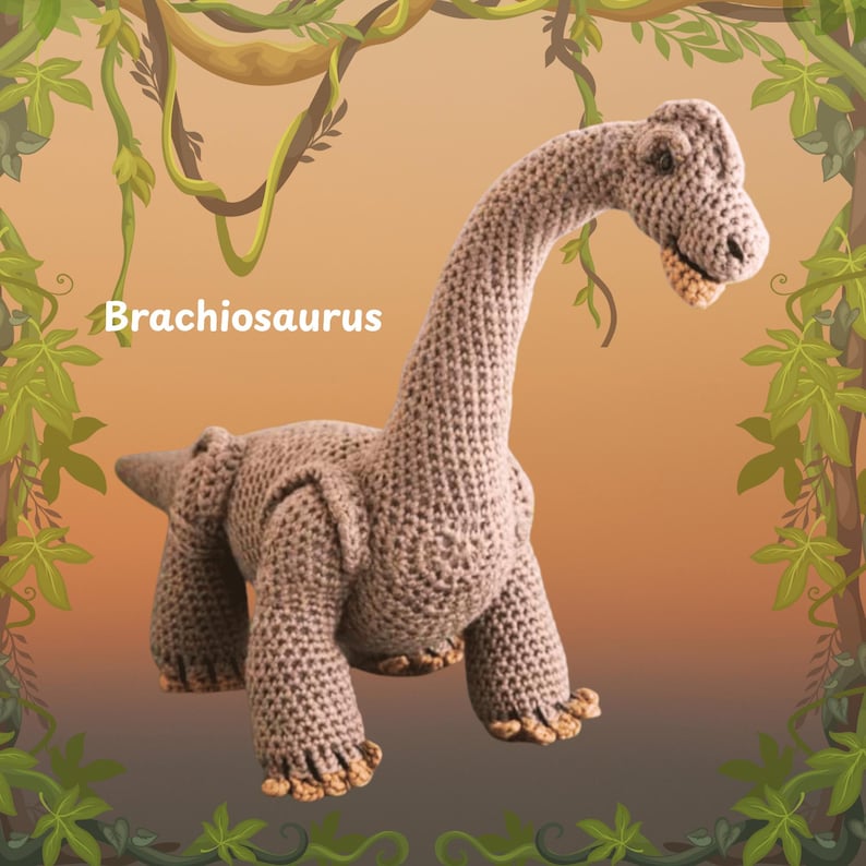 12 Dinosaur Crochet Patterns Bundle