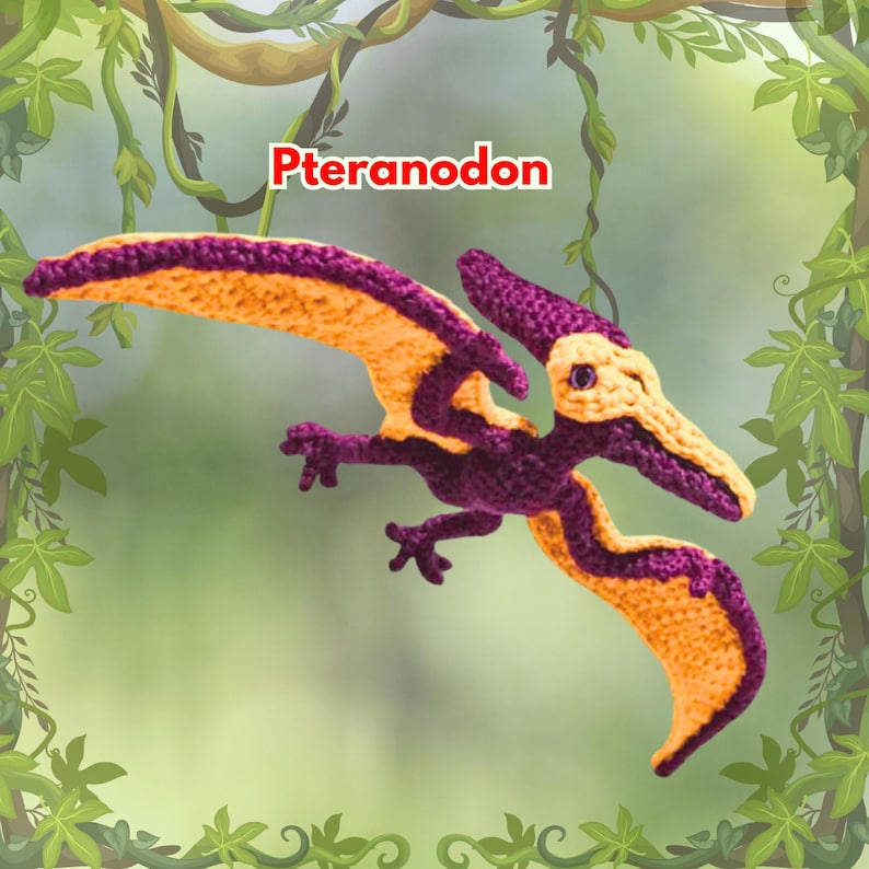 12 Dinosaur Crochet Patterns Bundle