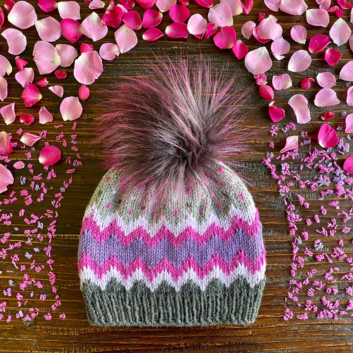 Scraptacular Extra Lite Beanie Knitting Pattern