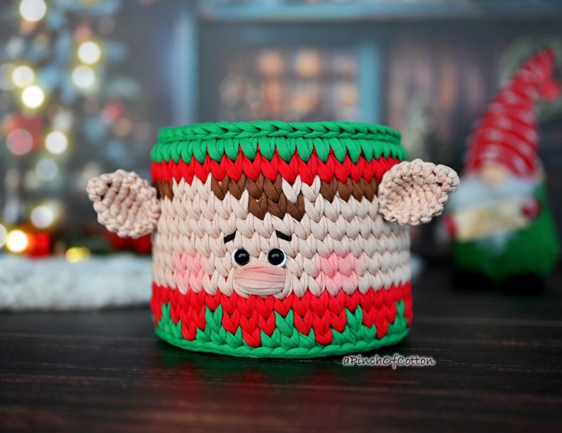 Elf basket crochet PATTERN