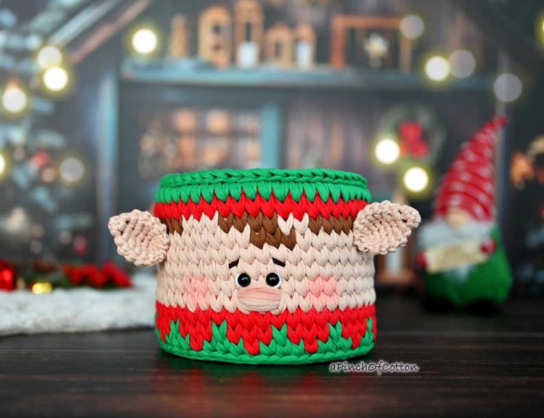 Elf basket crochet PATTERN