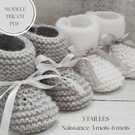 Handmade Wool Baby Booties Knitting Pattern