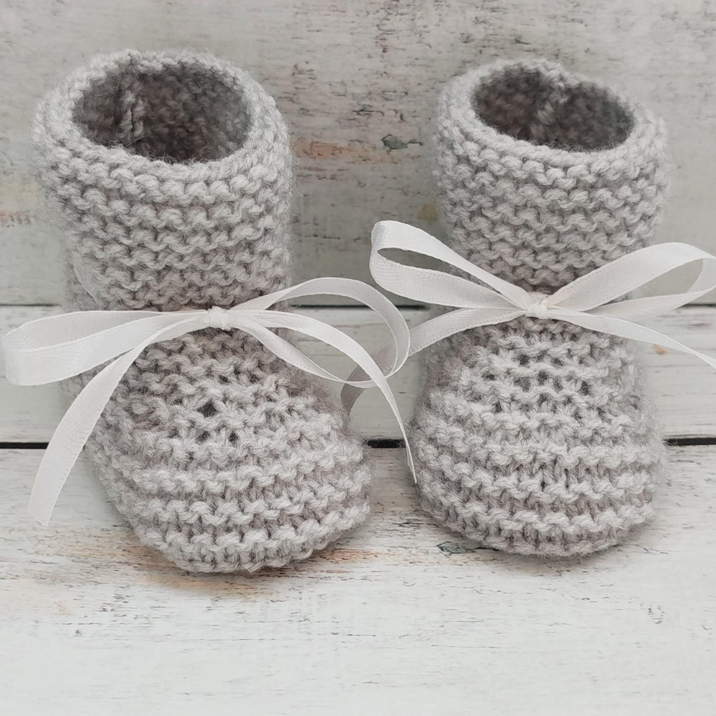 Handmade Wool Baby Booties Knitting Pattern