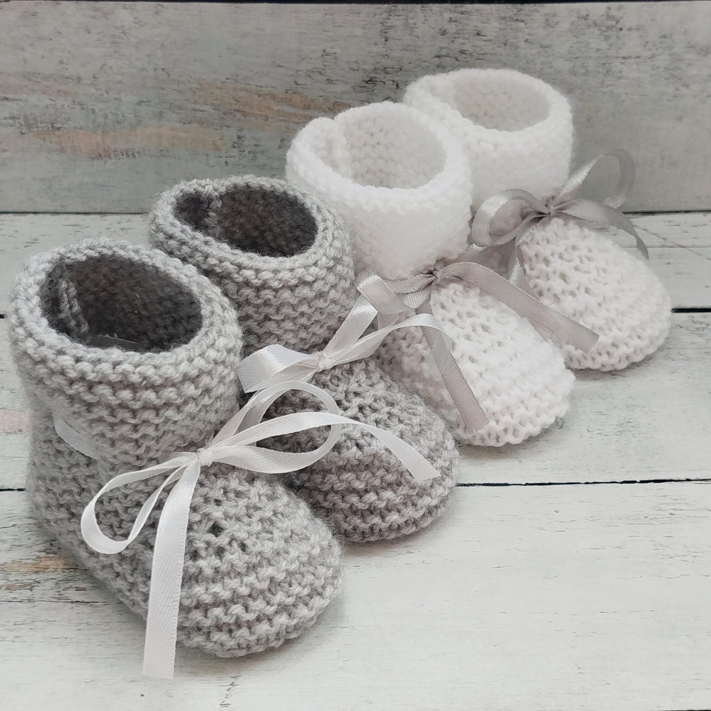 Handmade Wool Baby Booties Knitting Pattern