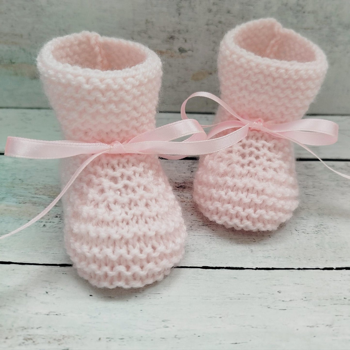 Handmade Wool Baby Booties Knitting Pattern