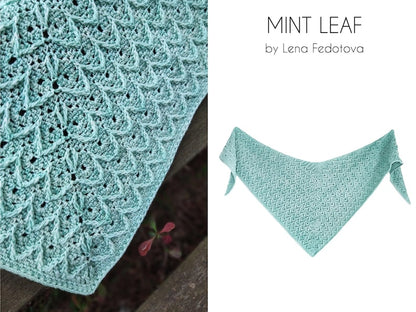 Mint Leaf Crochet Shawl Pattern
