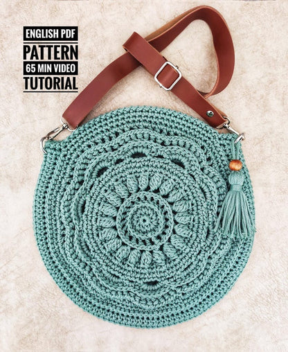 Round crochet bag pattern
