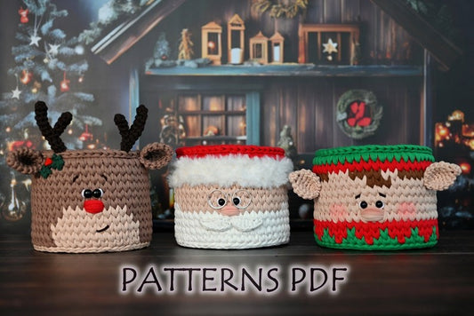 3 crochet basket patterns