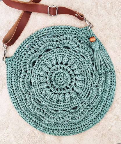 Round crochet bag pattern