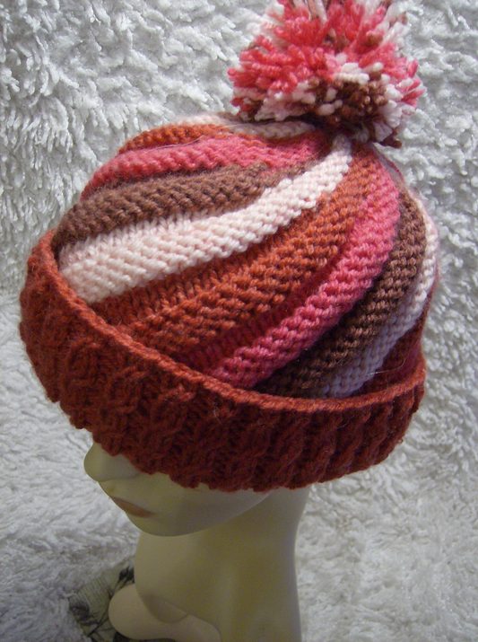 Rasberry Swirl Knitting Pattern