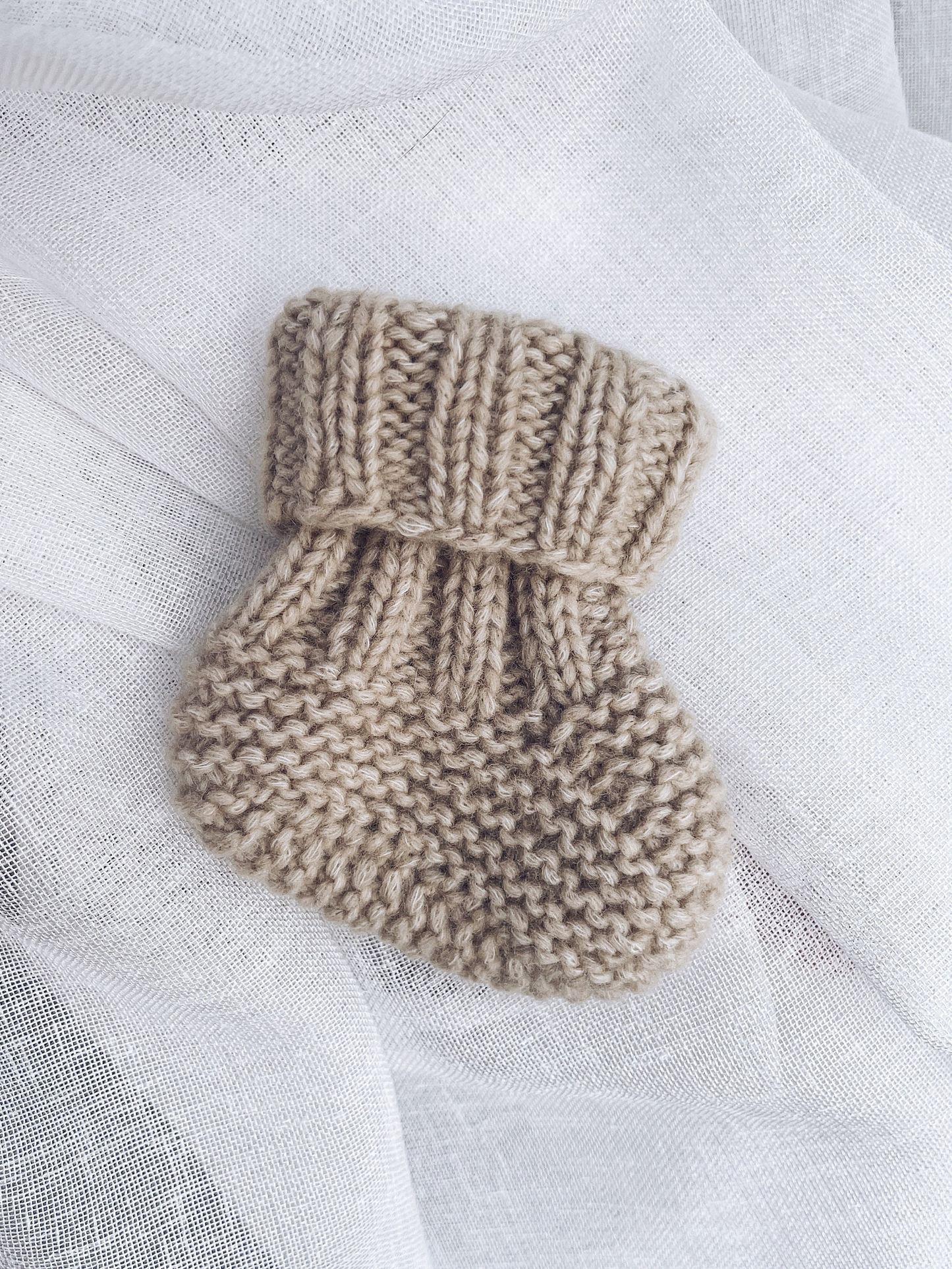 Baby Booties Knitting Pattern