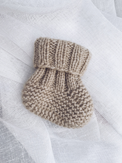 Baby Booties Knitting Pattern