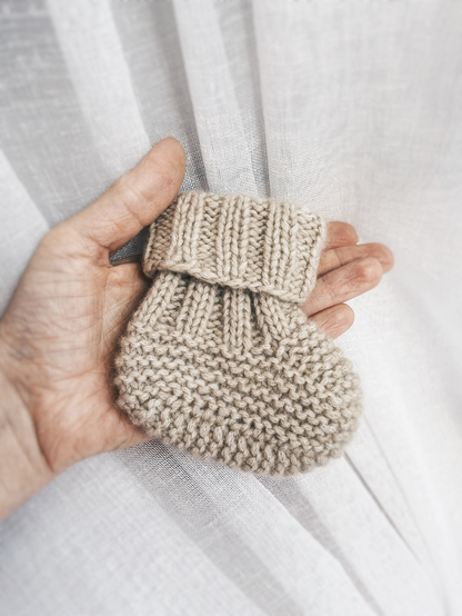 Baby Booties Knitting Pattern