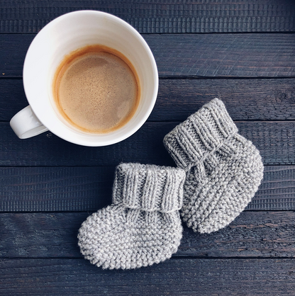 Baby Booties Knitting Pattern