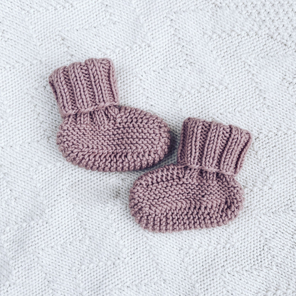 Baby Booties Knitting Pattern