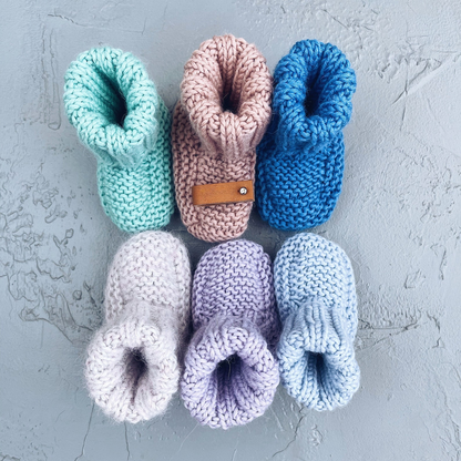 Baby Booties Knitting Pattern