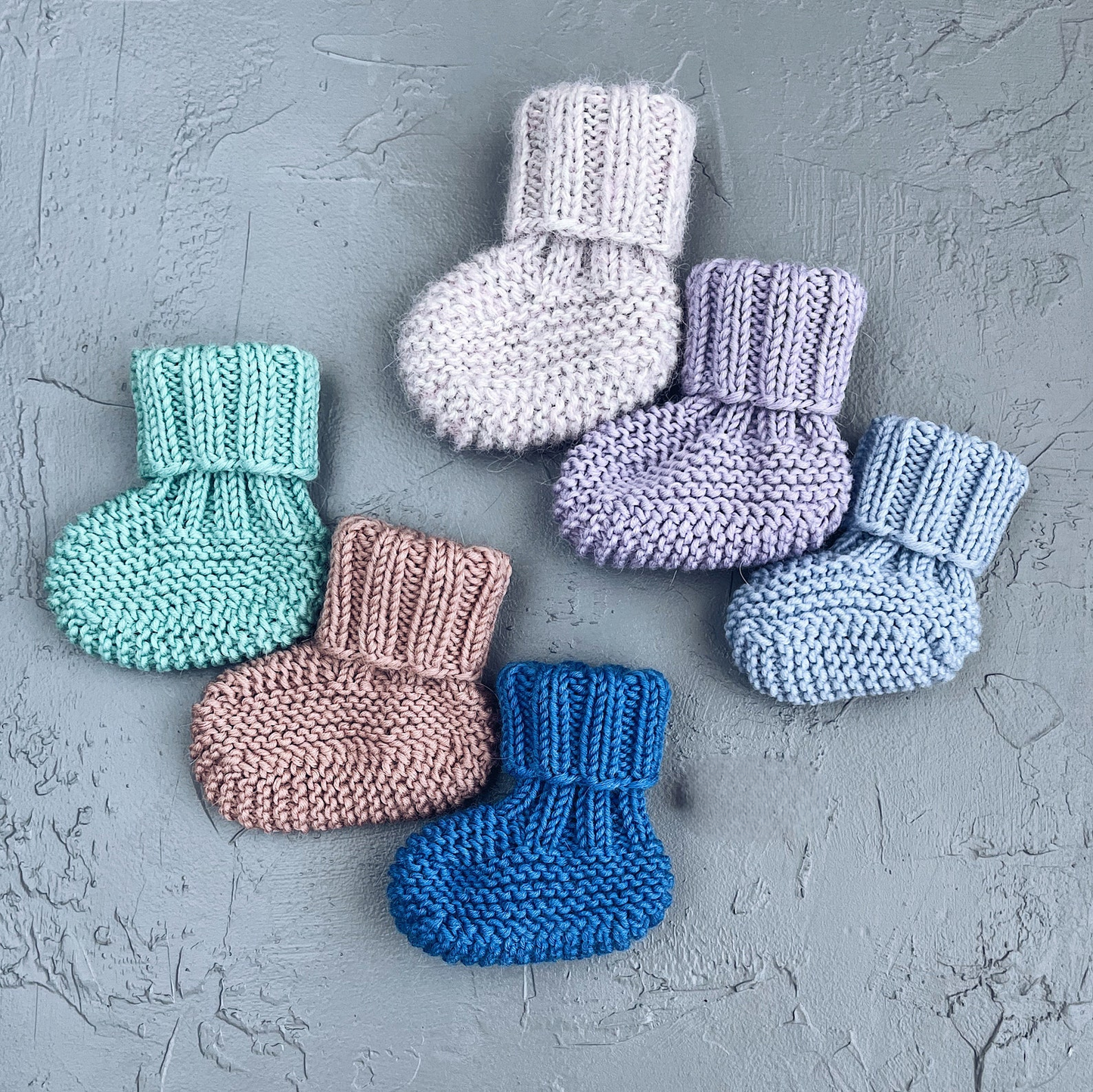 Baby Booties Knitting Pattern