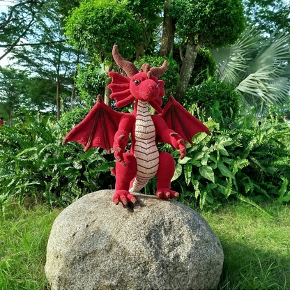 Red Dragon Amigurumi Crochet Pattern