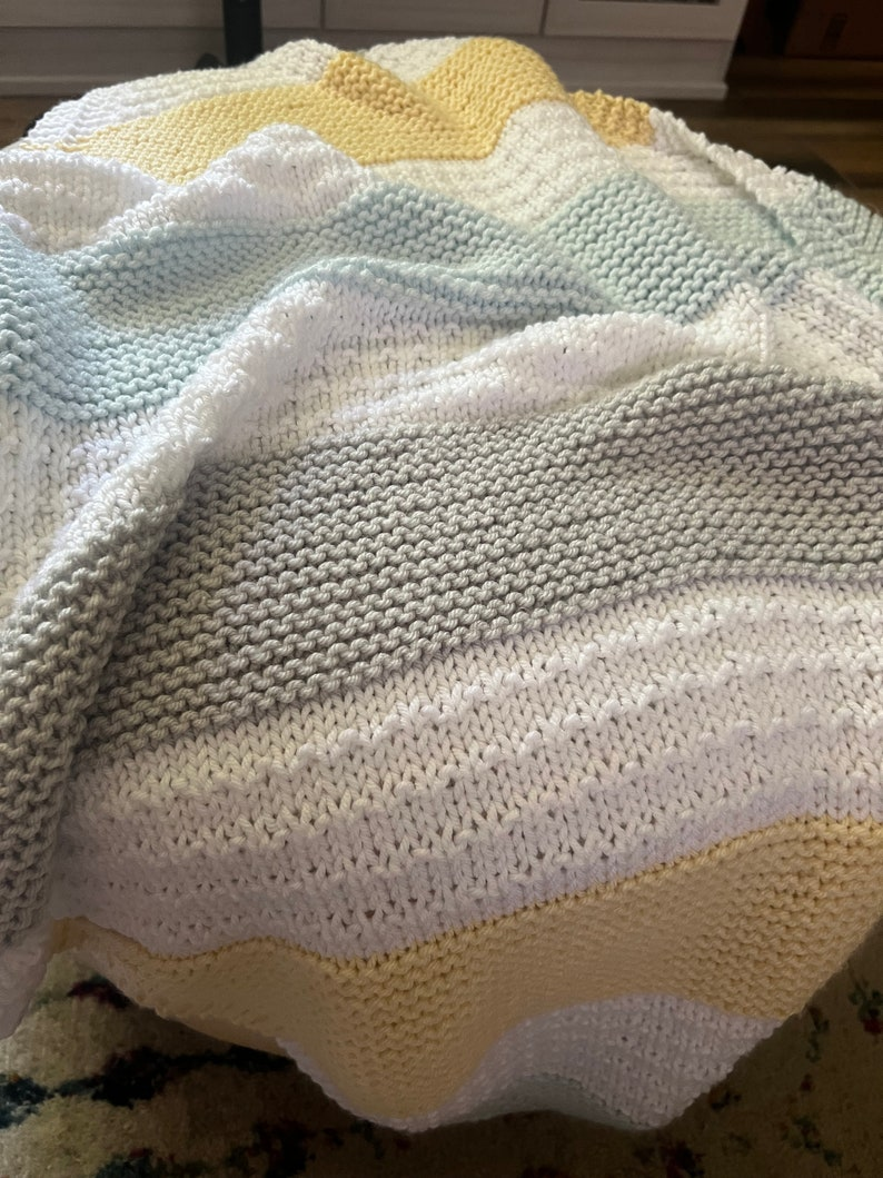 Hugs 'N Kisses Baby Blanket Knitting Pattern
