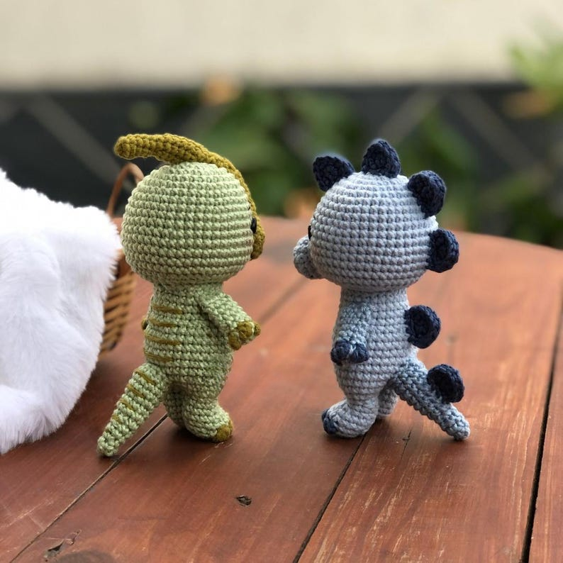 Crochet Pattern Amigurumi 6 Dinosaurs