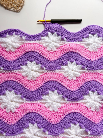 Modern Crochet Baby Blanket Pattern
