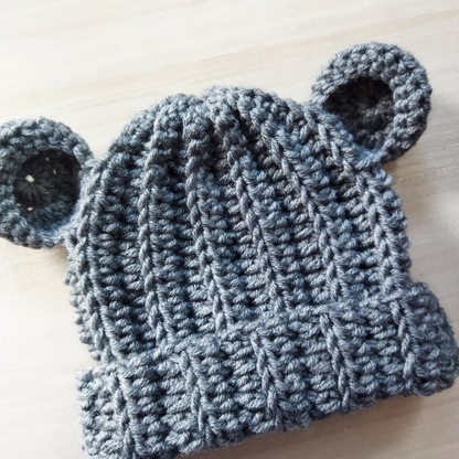 Bear Beanie Crochet Pattern