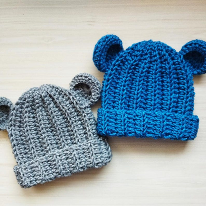 Bear Beanie Crochet Pattern