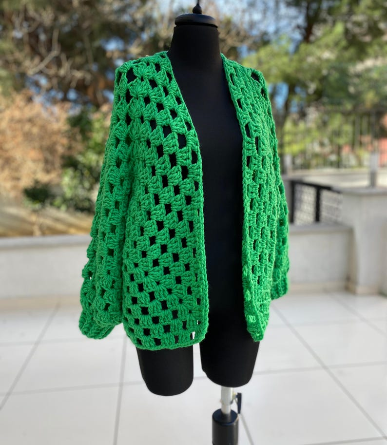 Everyday Use Cardigan, Oversized Cardigan Pattern